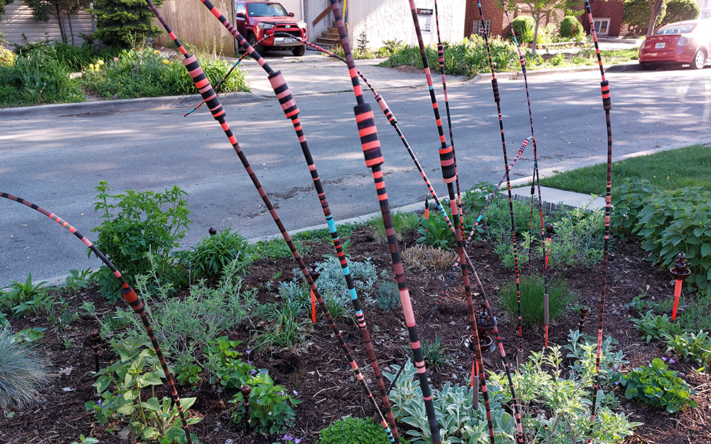Garden installation, May 1
