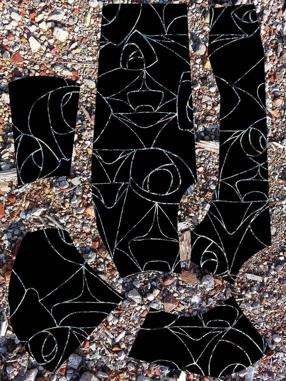 EC Brown: template patterns over hospital rubble