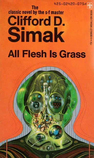 Paperback novel: All Flesh Is Grass, Clifford D. Simak