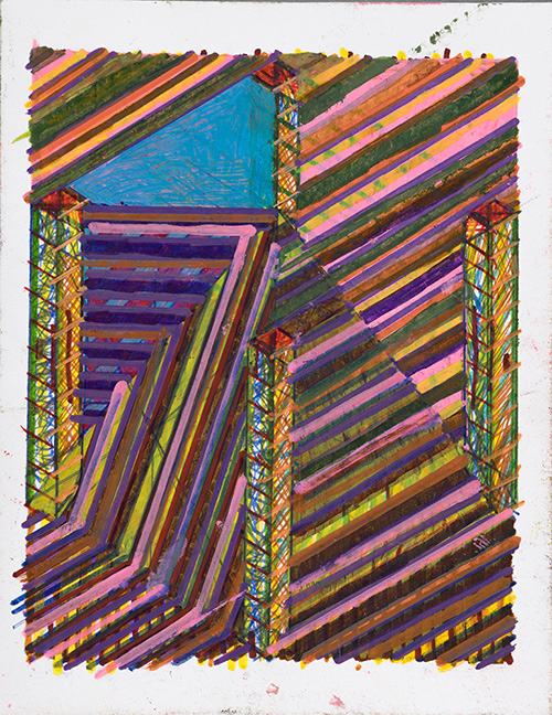 Tom Burtonwood drawing: A Cube is a Rectangle (038)