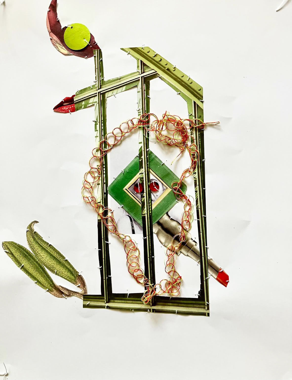 Judth
Brotman collage: from the Microdosing with the Shekinah series