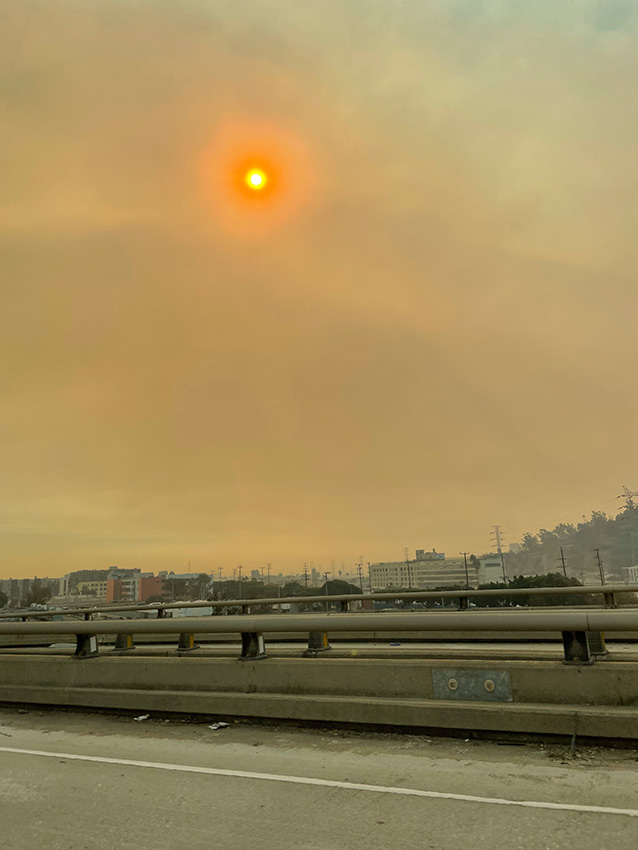 Second day of the fires