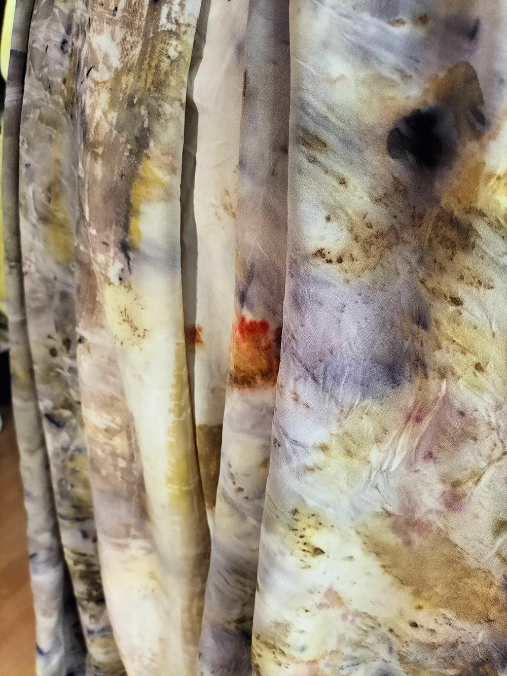 Micki Tschur: eco-printed fabric