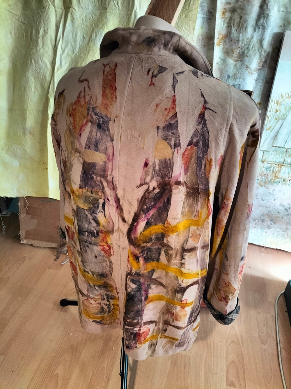 Micki Tschur: eco-printed fabric