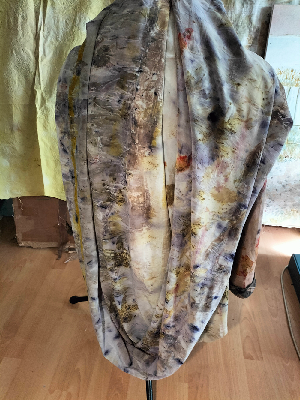 Micki Tschur: eco-printed fabric